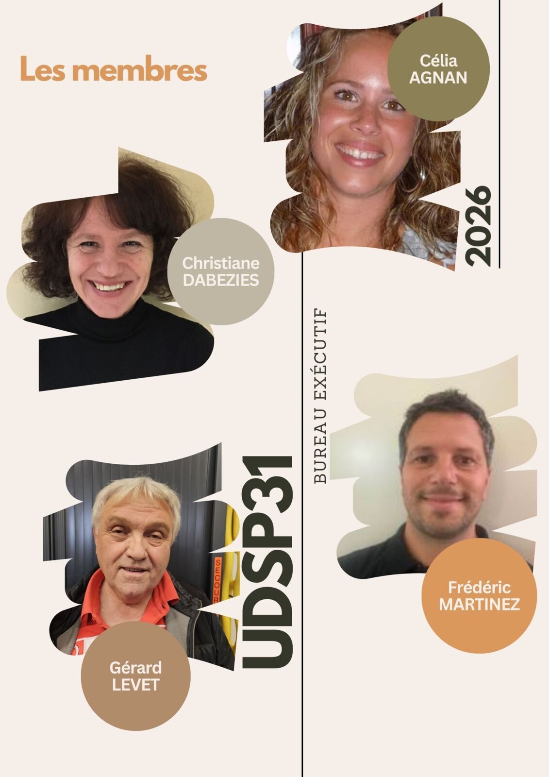 Les membres du bureau executif