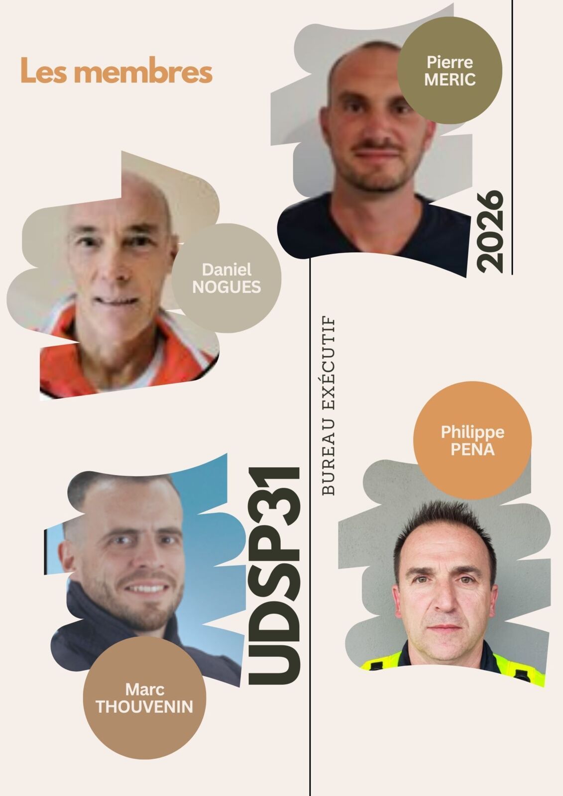 Les membres du bureau executif